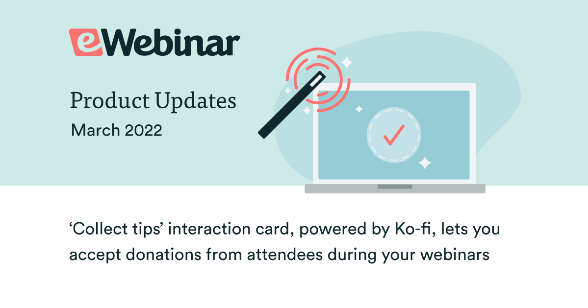 Actualización del eWebinar: Recogida de propinas y donaciones con Ko-fi